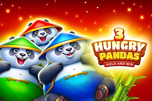 3 Hungry Pandas Hold and Win