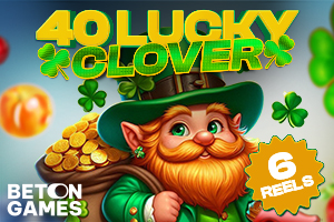 40 Lucky Clover 6 reels
